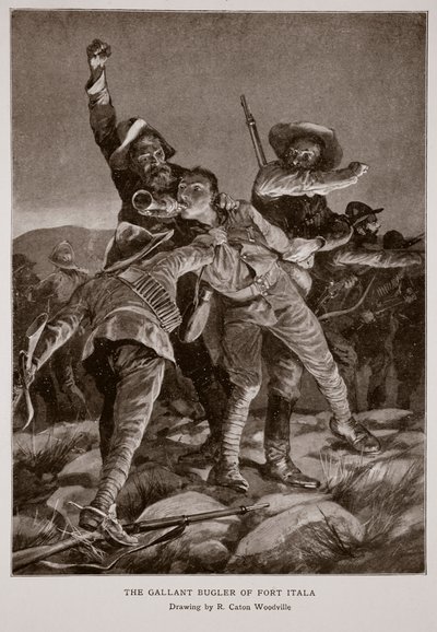 Den galante hornblæser fra Fort Itala af Richard Caton Woodville junior